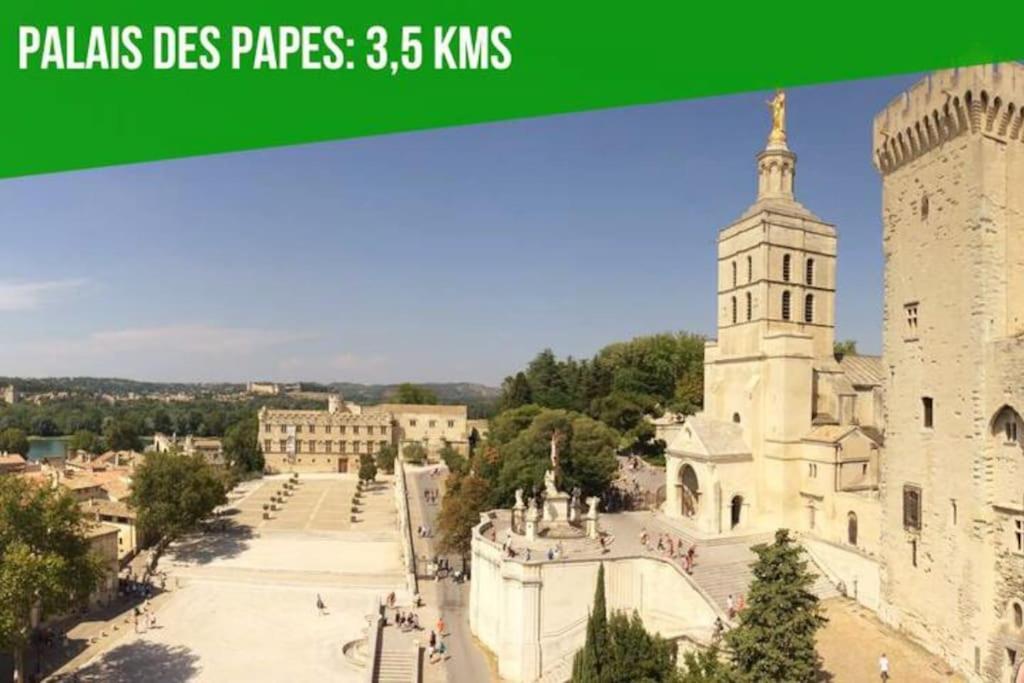 Le Figuier - Clim - Wifi Lägenhet Villeneuve-lès-Avignon Exteriör bild