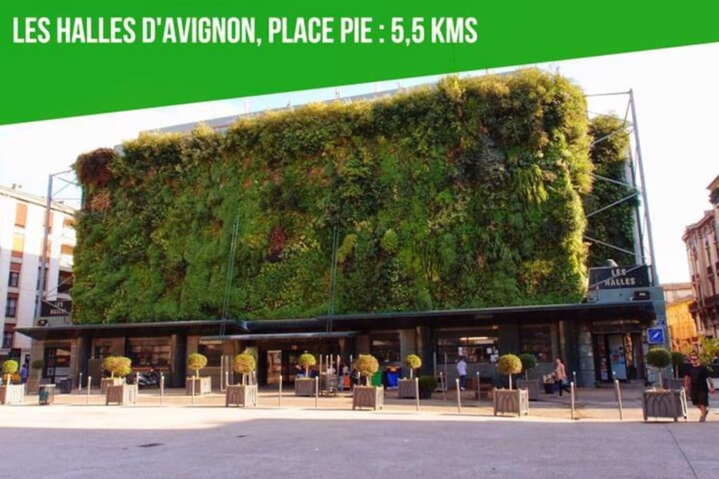 Le Figuier - Clim - Wifi Lägenhet Villeneuve-lès-Avignon Exteriör bild